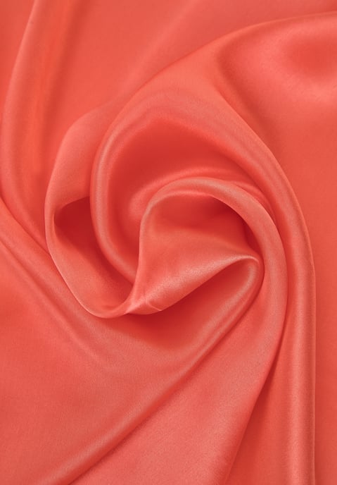 Wittchen Damen Seidenschal, einfarbig orange - Image 2