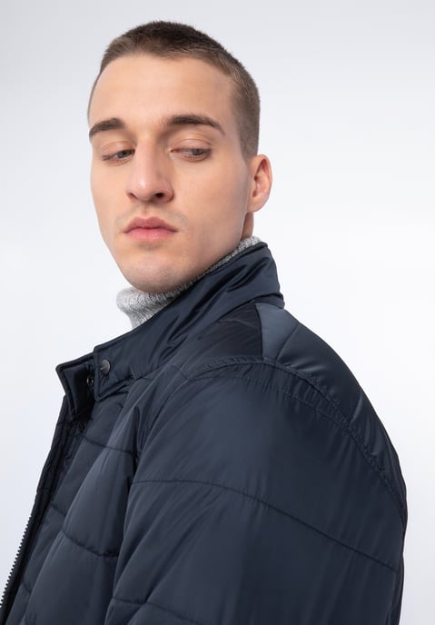 Wittchen Herren-Steppjacke aus marineblauem Nylon - Image 5