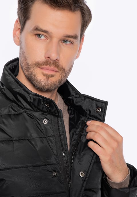 Wittchen Herren-Steppjacke aus schwarzem Nylon - Image 5