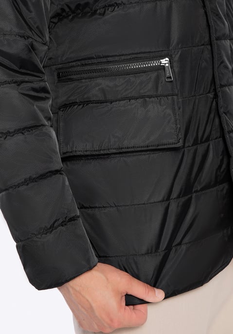Wittchen Herren-Steppjacke aus schwarzem Nylon - Image 6