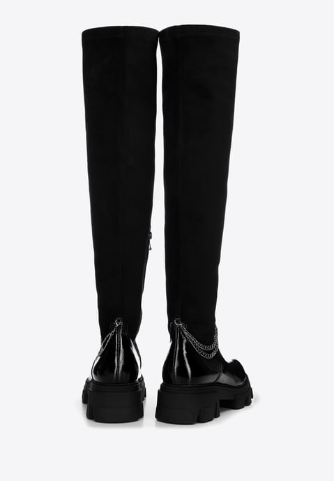 Wittchen Damen-Lackleder-Stiefeletten mit Kette - Image 3