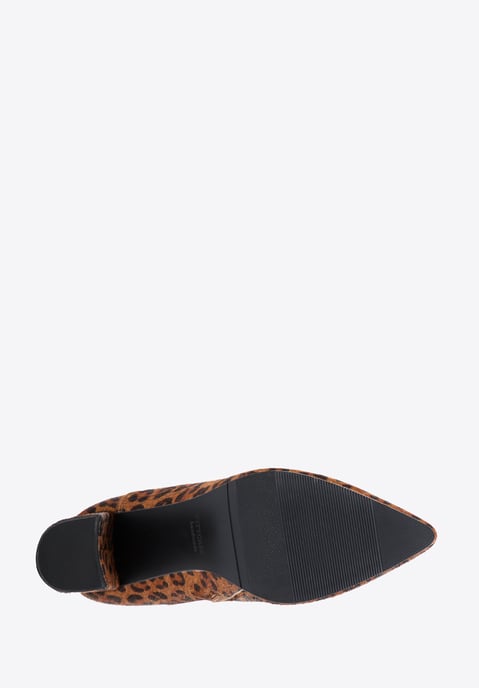 Wittchen Damenstiefel aus Leder mit Tierhaarmuster, dunkelbraun-hellbraun - Image 4