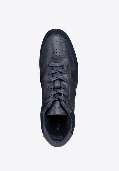 Wittchen Herren-Sneaker aus marineblauem Leder - Image 4