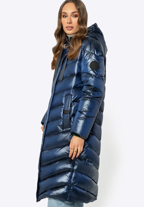 Wittchen Damen Stepp-Daunenmantel Marineblau Nylon - Image 1