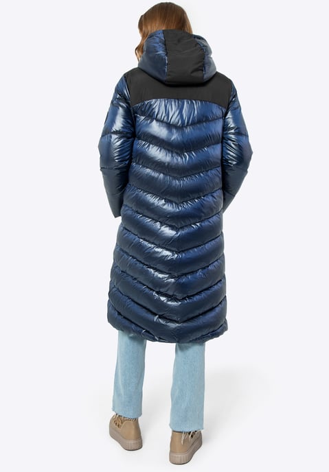 Wittchen Damen Stepp-Daunenmantel Marineblau Nylon - Image 3