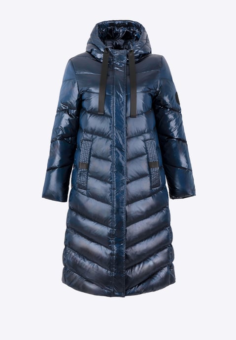 Wittchen Damen Stepp-Daunenmantel Marineblau Nylon - Image 5