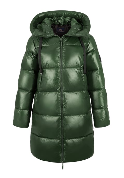 Wittchen Damen Oversize-Steppmantel Grün Nylon - Image 6