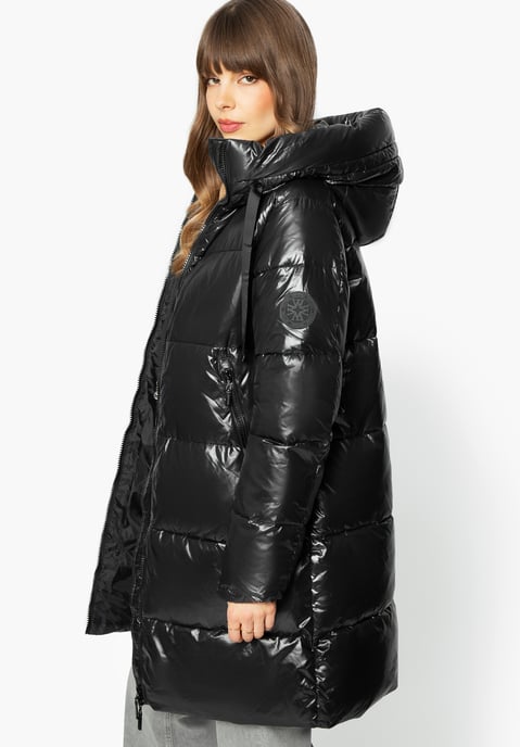 Wittchen Damen-Steppmantel in Oversize, schwarz, Nylon - Image 2