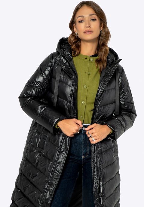 Wittchen Damen Stepp-Daunenmantel Schwarz Nylon - Image 1