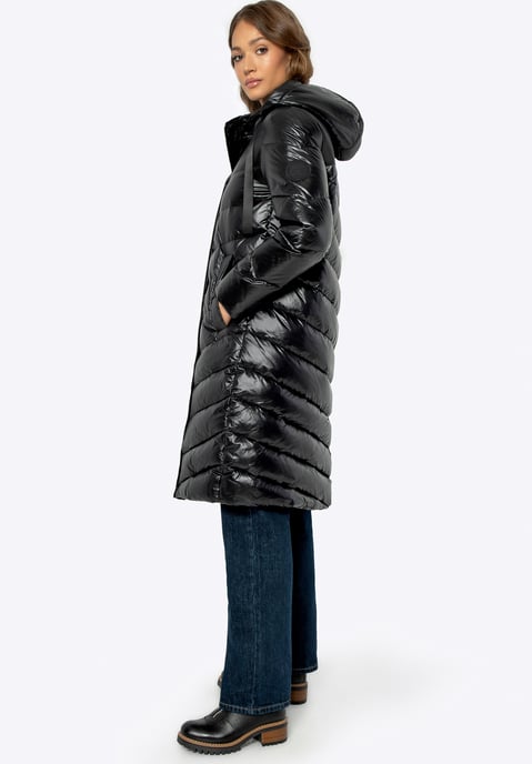 Wittchen Damen Stepp-Daunenmantel Schwarz Nylon - Image 2