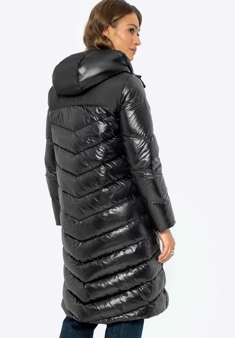 Wittchen Damen Stepp-Daunenmantel Schwarz Nylon - Image 3