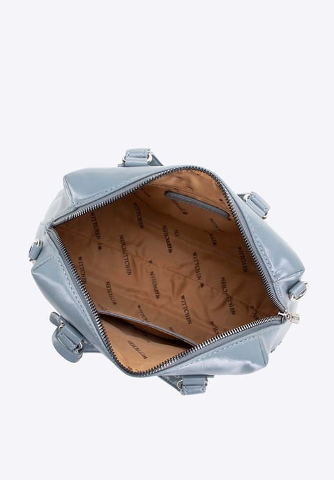Wittchen Damen-Aktentasche aus Öko-Leder mit Quaste, blau - Image 4