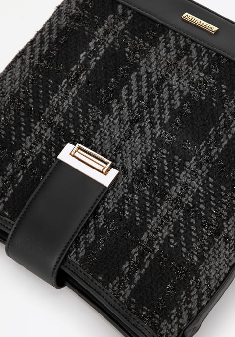 Wittchen Damen-Tasche aus Bouclé-Stoff, Schwarz, Polyester - Image 4