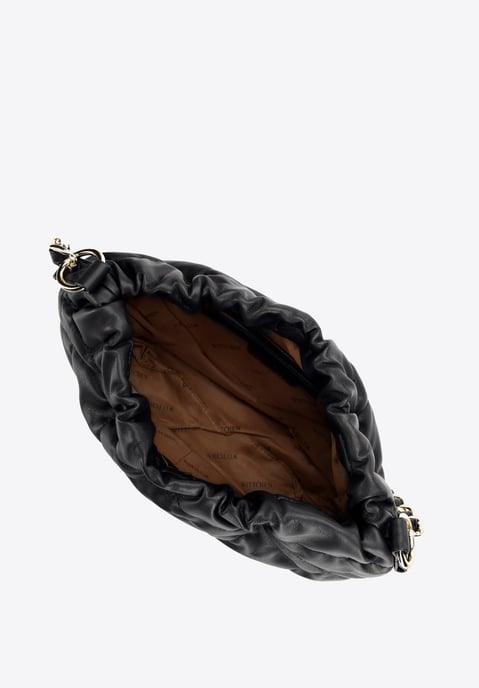 Wittchen Damen-Handtasche aus schwarzem Kunstleder mit Kette - Image 3