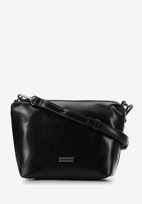 Wittchen Damenkoffer aus glänzendem Öko-Leder, schwarz - Image 2