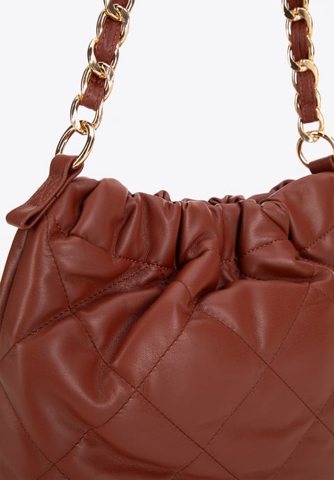 Wittchen Damen-Tasche aus rotem Öko-Leder mit Kette - Image 5