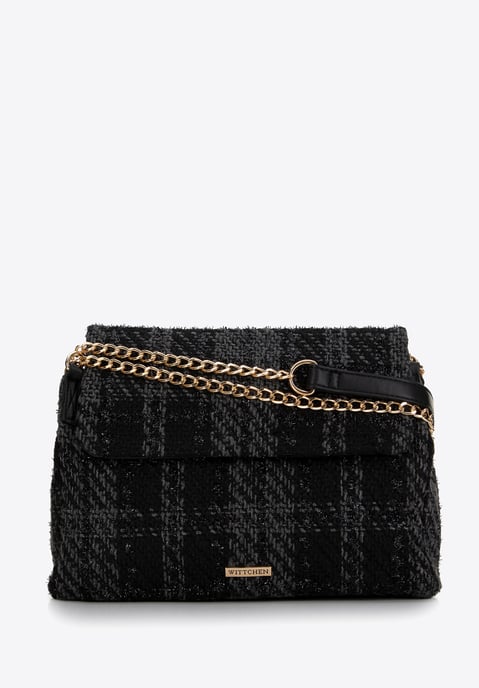 Wittchen Bouclé Messenger Bag für Damen, Schwarz, Polyester - Image 2
