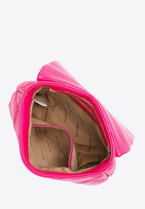 Wittchen Damen-Umhängetasche aus weichem Öko-Leder, gesteppt, mit Kette - Image 2