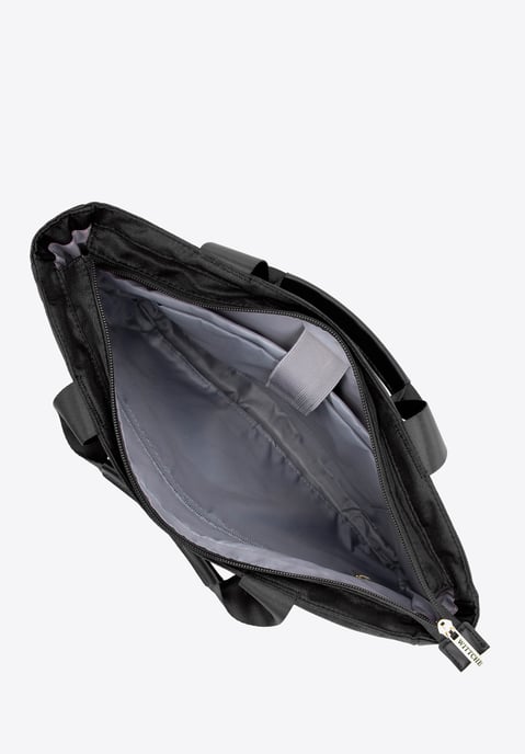 Wittchen Damen-Laptoptasche (14 Zoll) mit Steppung, Schwarz, Schwarzes Polyester - Image 2