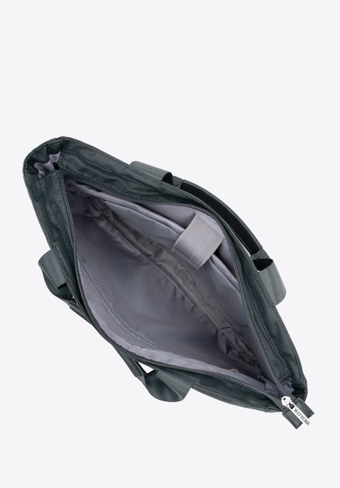 Wittchen Damen-Laptoptasche (14 Zoll) mit Steppung, graues Polyester - Image 2