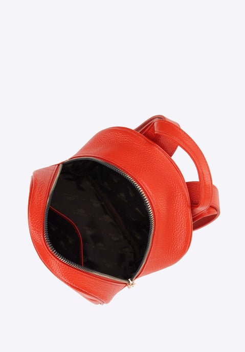 Wittchen Damenrucksack aus orangefarbenem geprägtem Leder - Image 2