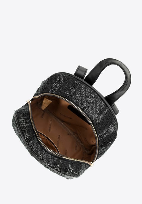 Wittchen Damenrucksack aus Bouclé-Gewebe, Schwarz, Polyester - Image 2