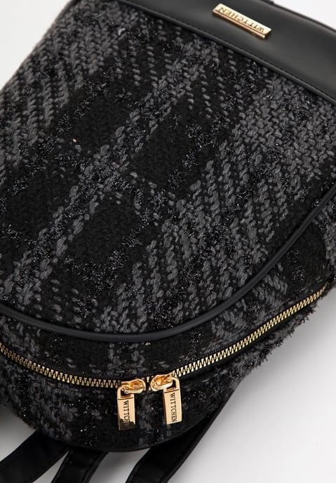Wittchen Damenrucksack aus Bouclé-Gewebe, Schwarz, Polyester - Image 3