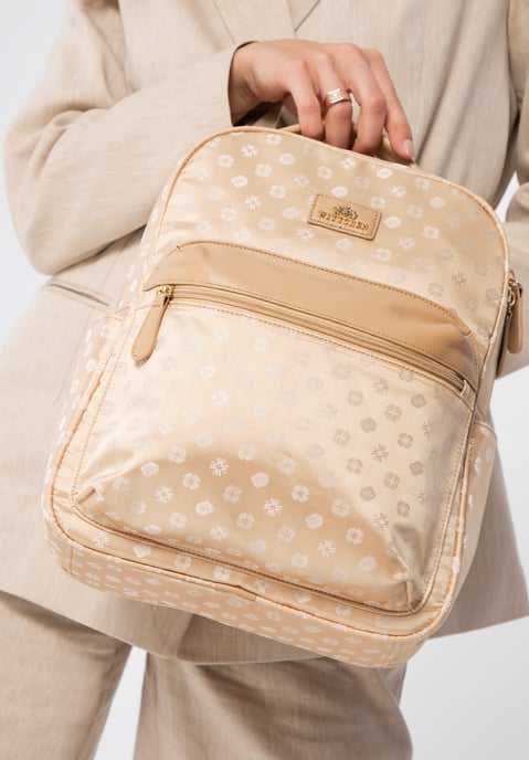 Wittchen Damen-City-Rucksack in eleganter Ausführung, cremefarben - Image 5