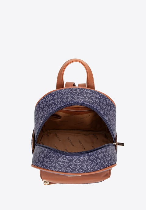 Wittchen Damenrucksack aus Kunstleder mit Quaste, Marineblau - Image 2