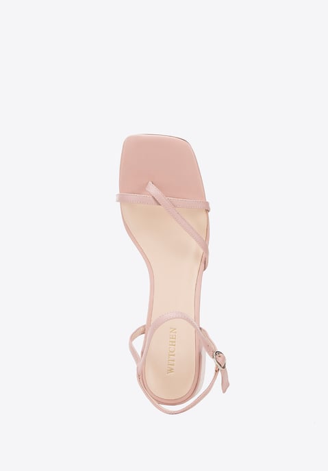 Wittchen Damen-Ledersandalen mit dünnen Riemen, Altrosa, Naturleder - Image 3