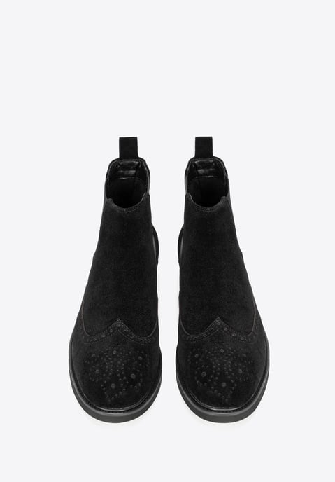 Wittchen Herren-Chelsea-Boots aus schwarzem Wildleder - Image 2