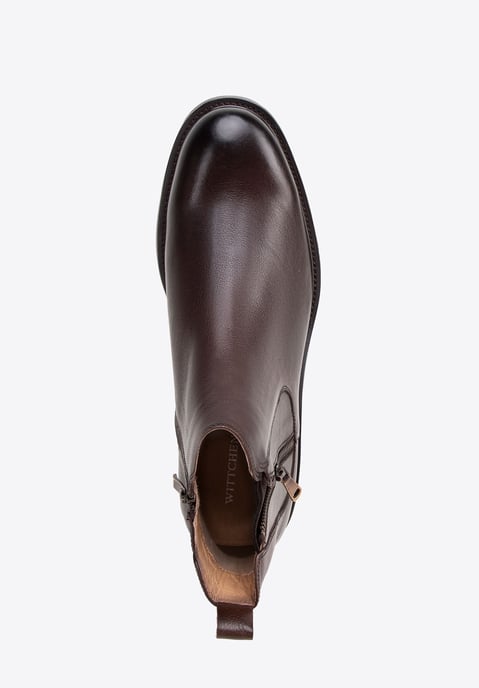 Wittchen Herren-Chelsea-Boots aus Leder mit Einlegesohle, Dunkelbraun - Image 4