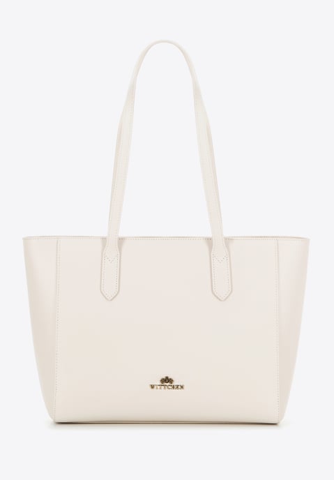 Wittchen Damen-Ledertasche, cremefarben, Naturleder - Image 2