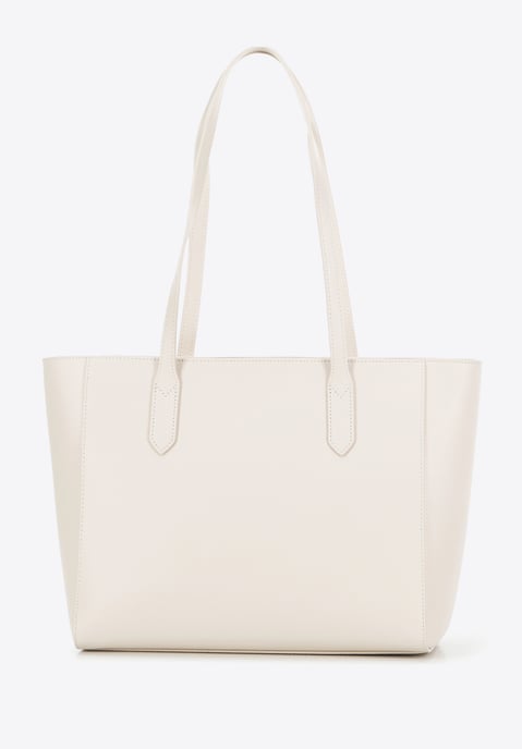 Wittchen Damen-Ledertasche, cremefarben, Naturleder - Image 3