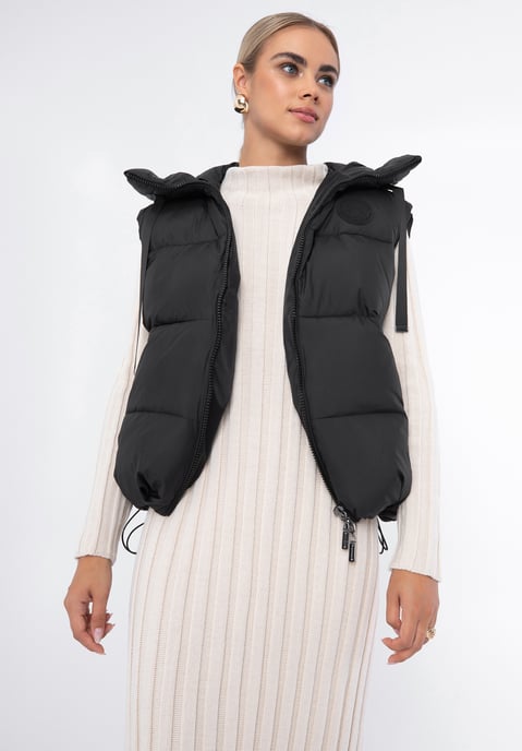 Wittchen Damen-Steppweste in Übergröße, Schwarz, Polyester - Image 2