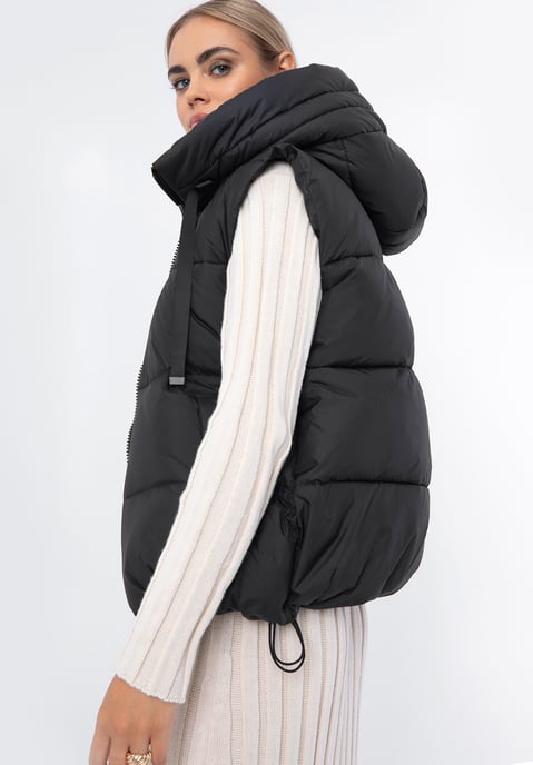Wittchen Damen-Steppweste in Übergröße, Schwarz, Polyester - Image 3