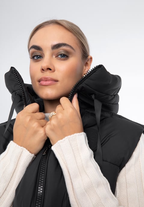 Wittchen Damen-Steppweste in Übergröße, Schwarz, Polyester - Image 5