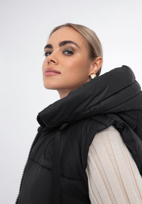 Wittchen Damen-Steppweste in Übergröße, Schwarz, Polyester - Image 6