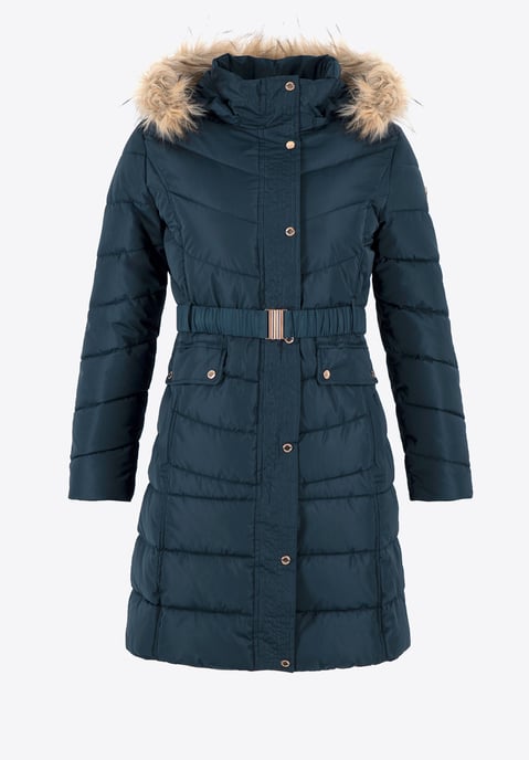 Wittchen Damen-Steppjacke mit Kapuze, Marineblau, Polyester - Image 5