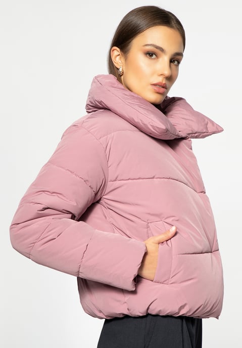 Wittchen Damen-Steppjacke im Oversize-Schnitt, Altrosa, Polyester - Image 3