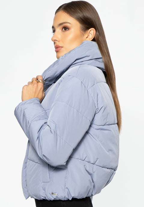 Wittchen Damen-Steppjacke im Oversized-Schnitt, blau, Polyester - Image 3