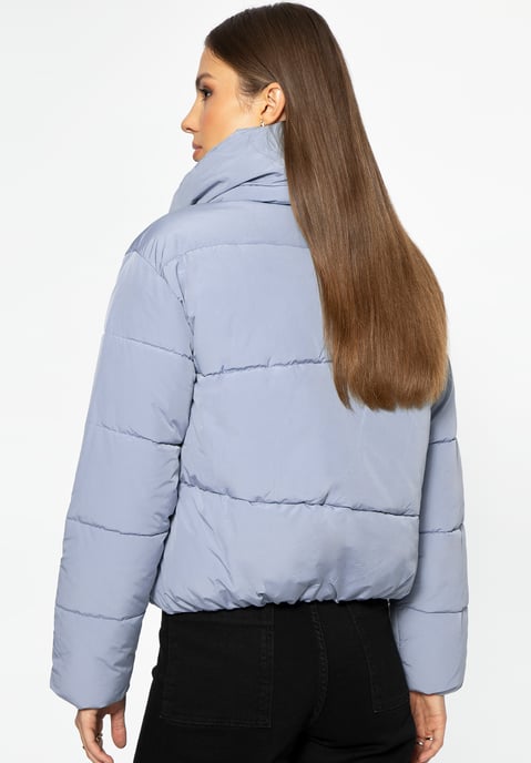 Wittchen Damen-Steppjacke im Oversized-Schnitt, blau, Polyester - Image 4