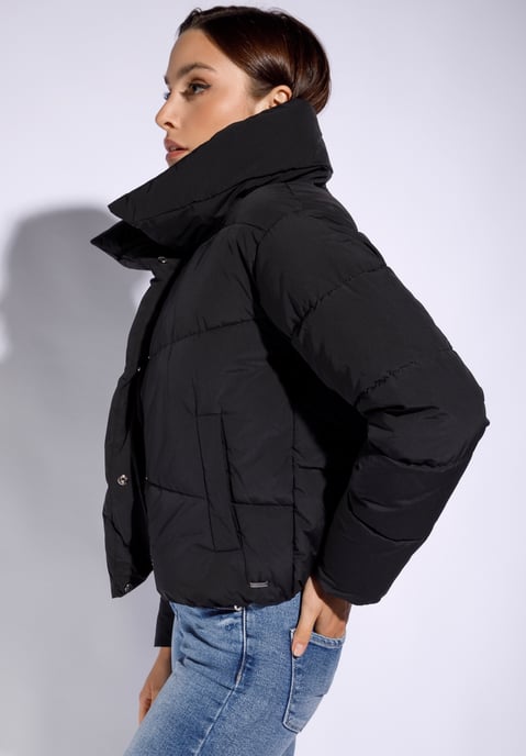 Wittchen Damen-Steppjacke im Oversize-Schnitt, Schwarz, Polyester - Image 2