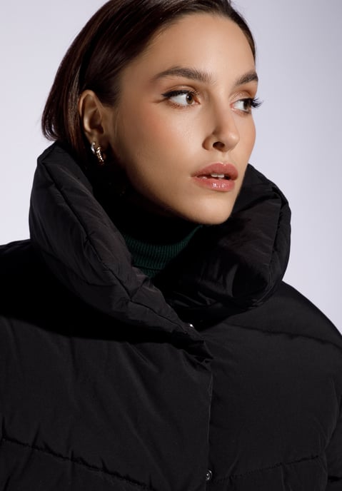 Wittchen Damen-Steppjacke im Oversize-Schnitt, Schwarz, Polyester - Image 4