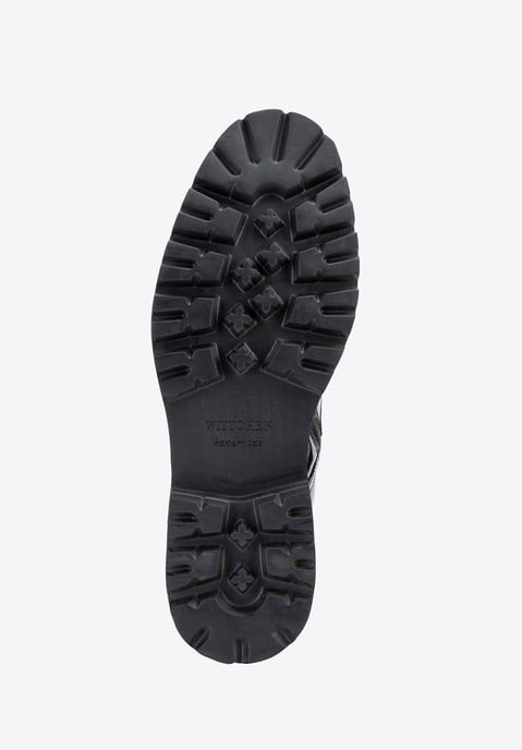 Wittchen Herren-Kampfstiefel aus Lackleder, bordeauxrot - Image 4
