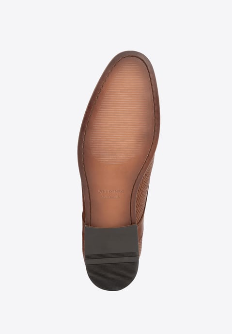 Wittchen Herren-Derbyschuhe aus echtem Leder mit Flechtmuster, hellbraun - Image 6
