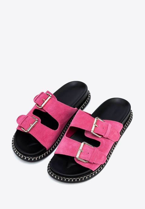 Wittchen Damen-Flip-Flops aus rosa Wildleder - Image 2
