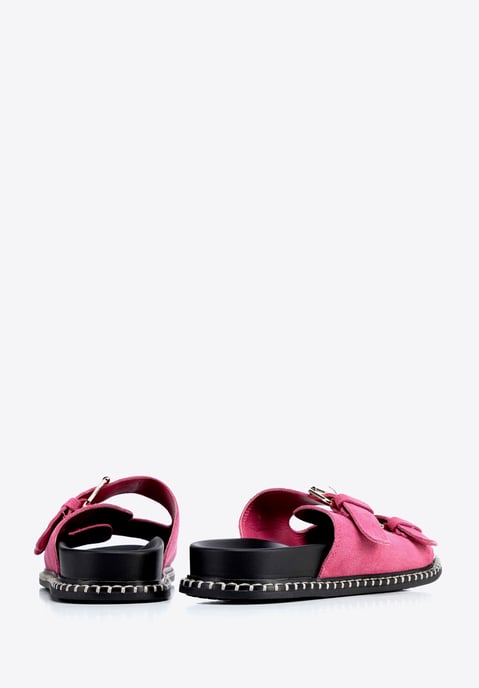 Wittchen Damen-Flip-Flops aus rosa Wildleder - Image 4