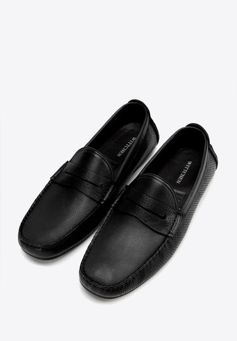 Wittchen Herren-Slipper aus schwarzem Naturleder - Image 2