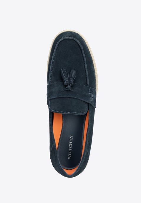 Wittchen Herren-Loafer aus Wildleder mit Quaste, Marineblau - Image 5